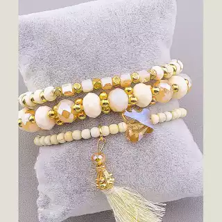 Браслет без застібки Чеський кришталь 18 см