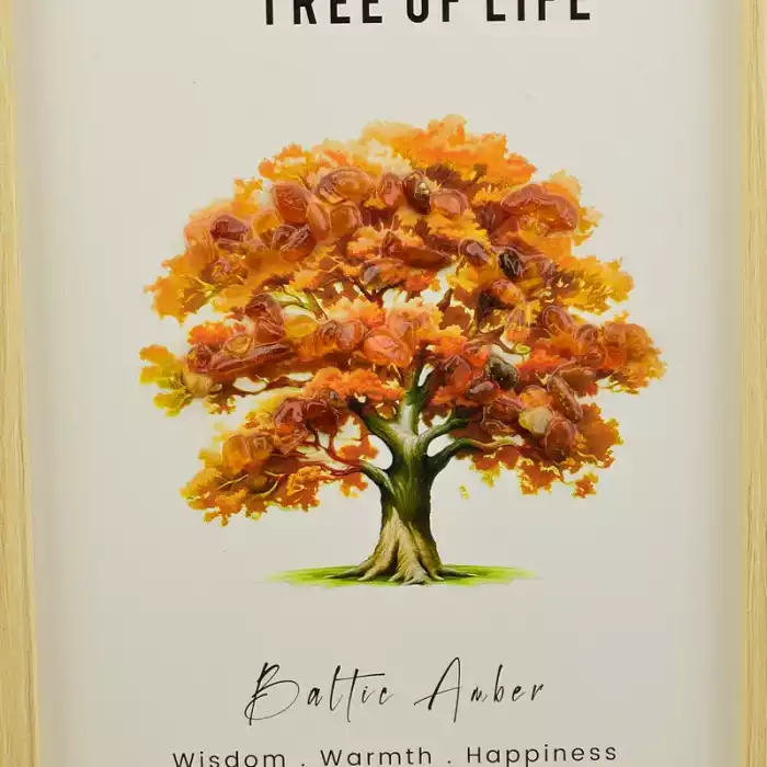 🏷️️ Картина з бурштином (жовто-коричнева), 210х155 мм ss_104503