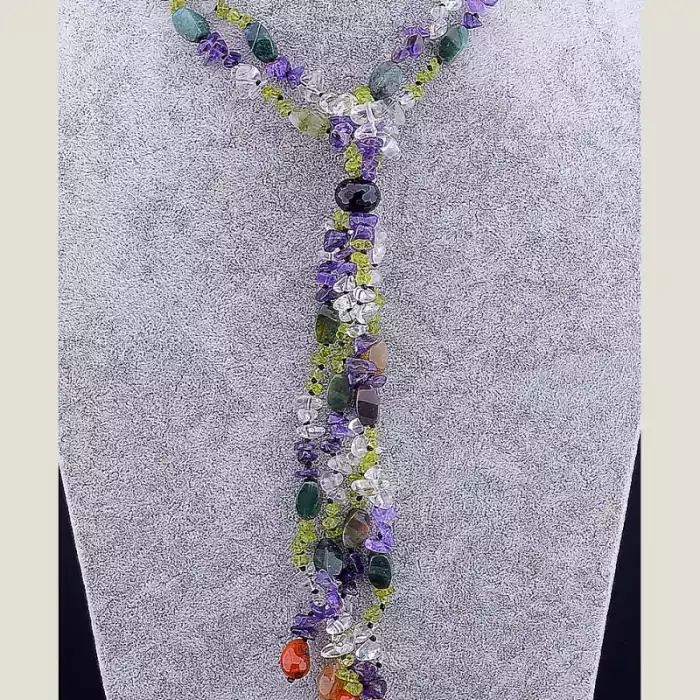 🏷️️ Намисто Самоцвіти 56 см ss_57846