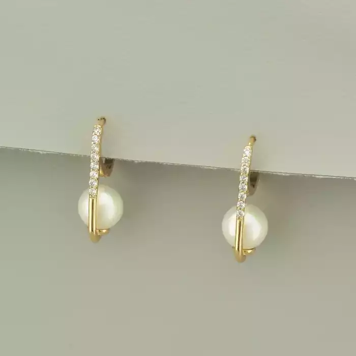 🏷️️ Сережки модні кільця Xuping Майорка (позолота 18к) ss_97840