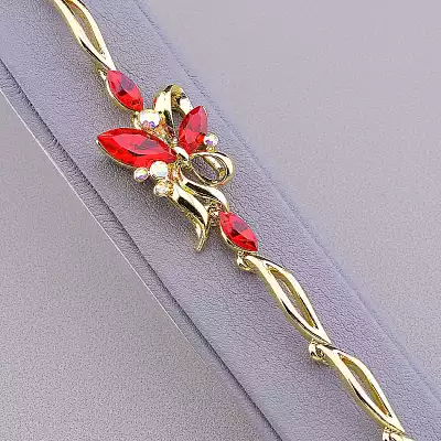 🏷️️ Браслет складний Abella Сrystal 17 см F-80753