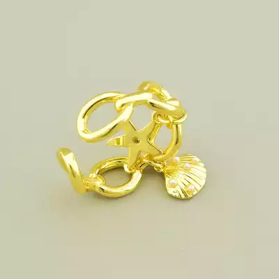 Каблучка Фіаніт, Майорка (позолота 18к лимонна)