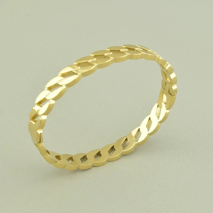 🏷️️ Браслет шарнірний Xuping 17 см. (позолота лимонна 18к) ss_98322