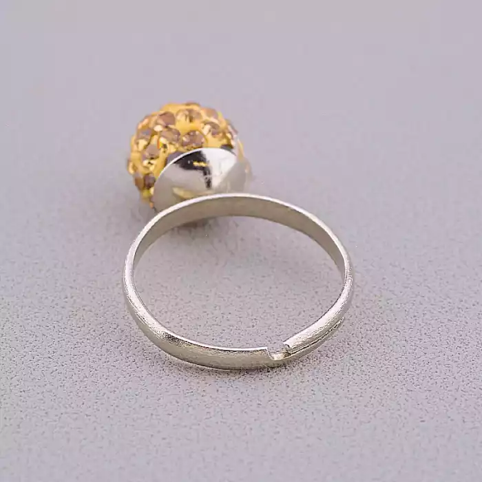 🏷️️ Каблучка Crystal 10 мм ss_81869