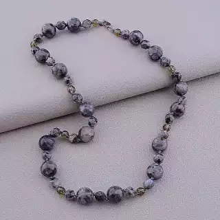 Намисто Лабрадор, Раухтопаз 50 см