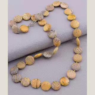 Намисто Яшма 60 см