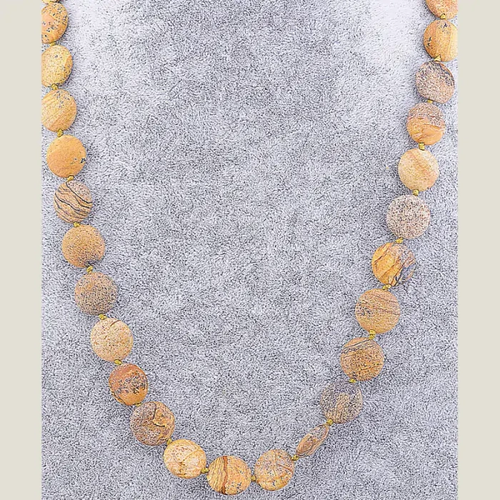 🏷️️ Намисто Яшма 60 см ss_74505