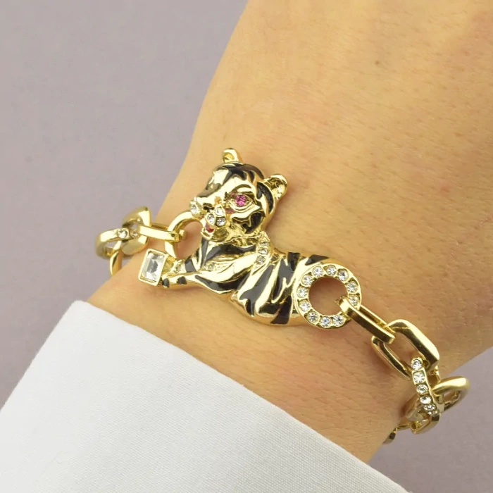 🏷️️ Браслет петля Фіаніт 19 см. (позолота 18к) ss_92778