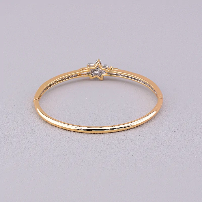 🏷️️ Браслет регульований Xuping Фіаніт 17 см (позолота/родій) ss_65052