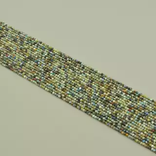 Намистини Самоцвіти 39 см. 2,2 мм. на нитці (натуральне каміння, без застібки)