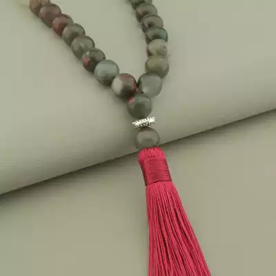 🏷️️ Чотки із натурального каменю Яшма F-101507