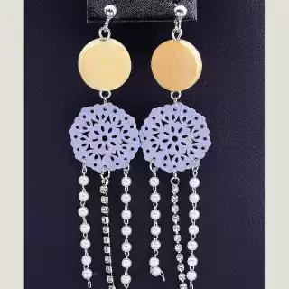 Сережки пусети Fashion Сrystal