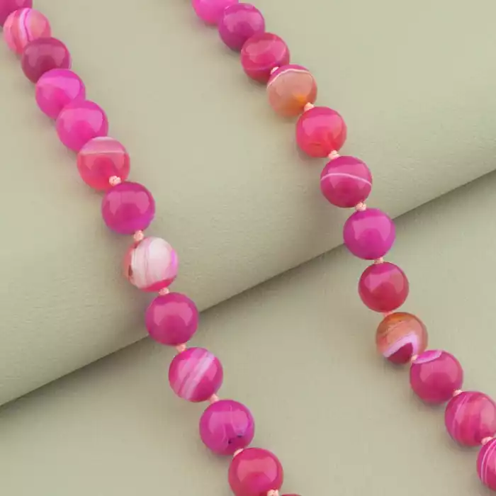 🏷️️ Намисто Агат 48 см. ss_102207