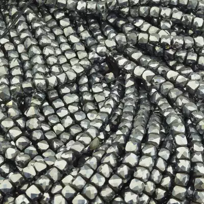 🏷️️ Намистини Терагерц 38 см. на нитці (натуральне каміння, без застібки) F-102727