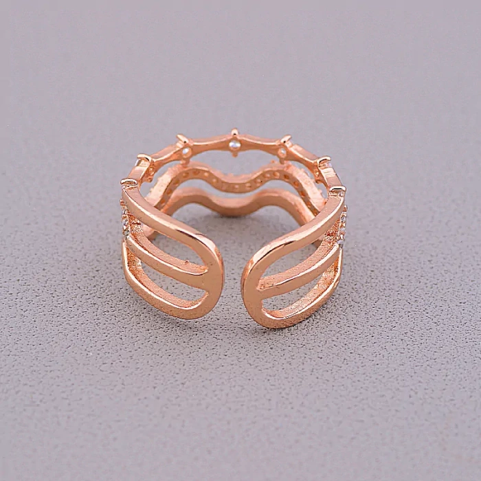 🏷️️ Каблучка роз'ємна FJ Сrystal ss_43399