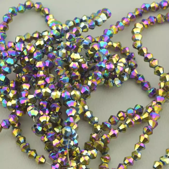 🏷️️ Нитка Чеський кришталь 38 см. 4,5 мм. (без замка) ss_95869