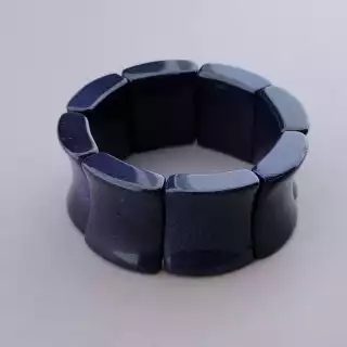 Браслет резинка Каїрська ніч 19 см.