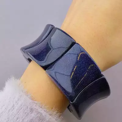 🏷️️ Браслет резинка Каїрська ніч 19 см. F-90331