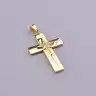 🏷️️ Хрестик вифлеємська зірка Xuping Фіаніт (позолота 18к, медичний сплав) F-90580