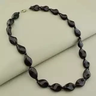 Намисто Агат під светр 45 см