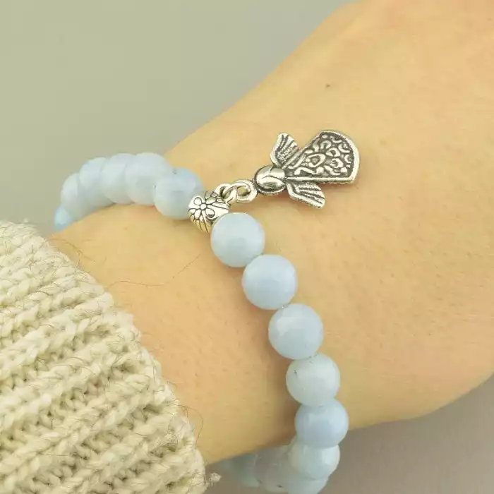 🏷️️ Браслет резинка Кварц 18 см. ss_98823