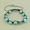 🏷️️ Браслет шамбала Бірюза 17 см. F-99223