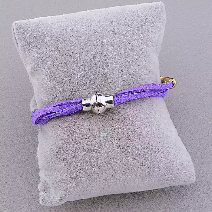 🏷️️ Браслет Сrystal 17 см шкірозамінник ss_13030