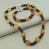 🏷️️ Намисто + Браслет Сердолік, Агат 49 см F-52798