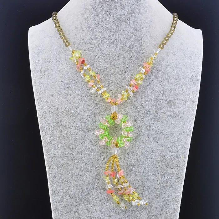 🏷️️ Намисто Чеський кришталь 70 см ss_15773