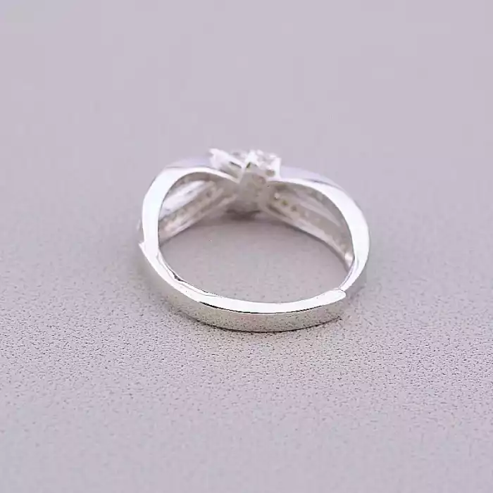 🏷️️ Каблучка роз'ємна Фіаніт (срібло 925 проба) ss_53762