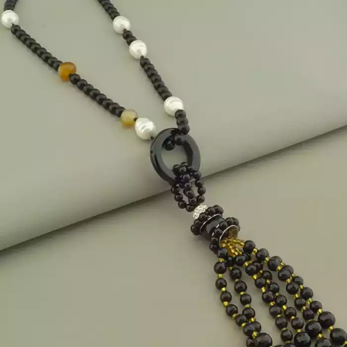 🏷️️ Намисто Агат, Майорка 113 см. ss_101508