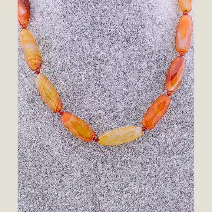 🏷️️ Намисто Сердолік 50 см ss_66864