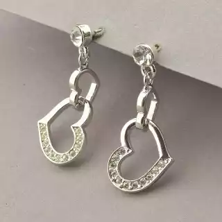 Сережки пусети Winniana Фіаніт