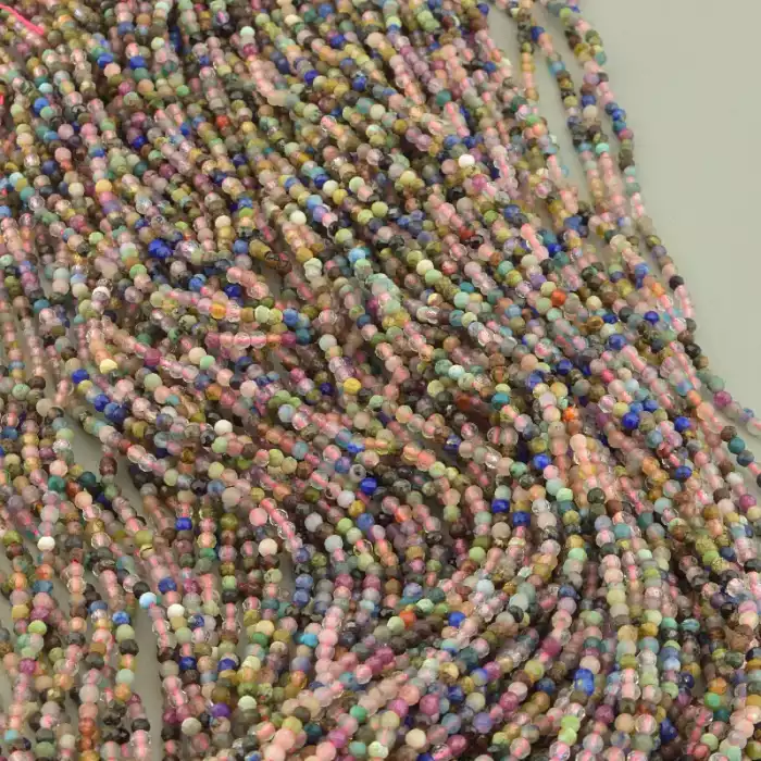 🏷️️ Нитка Самоцвіти 39 см. 2,2 мм. (без застібки) ss_102933