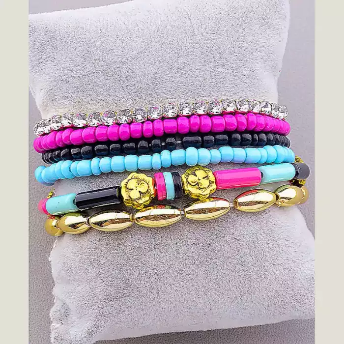 🏷️️ Браслет без застібки Сrystal 18 см ss_18494