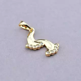 Кулон ніжки Xuping Фіаніт (позолота 18к)