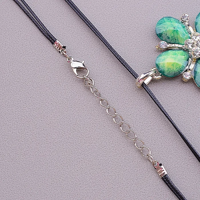 🏷️️ Підвіска квітка Стрази 46 см ss_44787