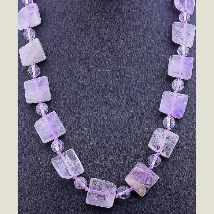 🏷️️ Намисто Аметист 52 см ss_57622