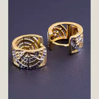 Сережки кільця Xuping (позолота/родій)