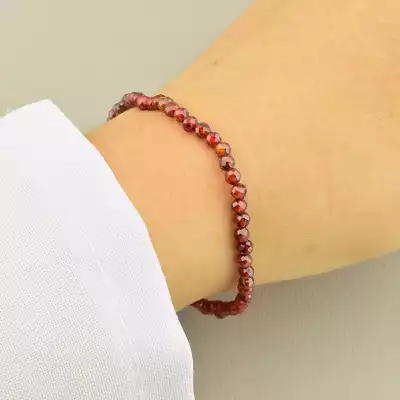 🏷️️ Браслет на резинці Циркон 17 см F-105724