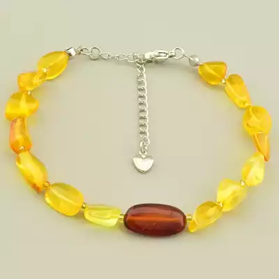 Браслет на карабіні Янтар 20 см