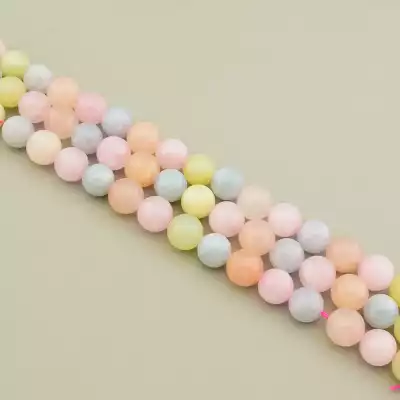 Намистини Морганіт 39 см 10 мм.