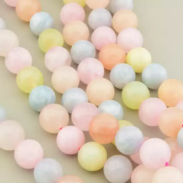 🏷️️ Намистини Морганіт 39 см 10 мм. F-106026