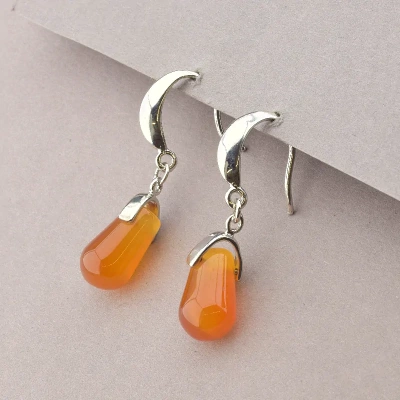 Сережки Сердолік
