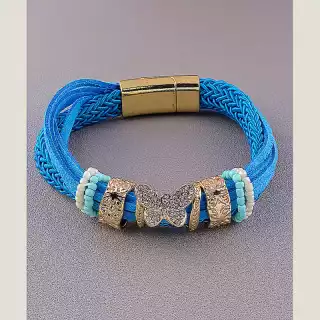 Браслет з магнітною застібкою Сrystal 17 см