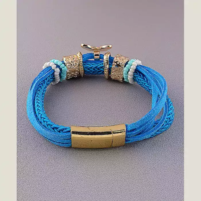 🏷️️ Браслет з магнітною застібкою Сrystal 17 см ss_12048