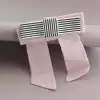 🏷️️ Брошка рожевий бантик Fashion тканина F-37659