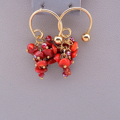 Сережки Stainless Steel Корал
