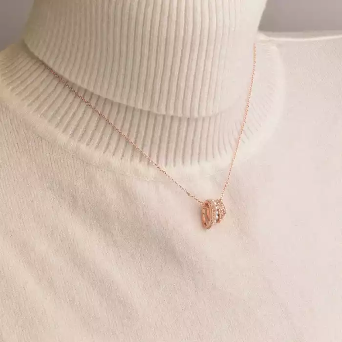 🏷️️ Підвіска Saiya Фіаніт 41 см (позолота 18к рожева) ss_92542