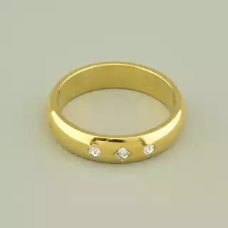 Каблучка Xuping Фіаніт (позолота 18к лимонна)